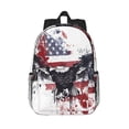 thumbnail image 1 of Disketp American Flag Eagle Art Mochila Escolar de 15 Pulgadas, Mochila Ligera para Estudiantes, Viajes y Trabajo, Cómoda y Resistente para el Uso Diario, 1 of 6