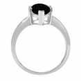 thumbnail image 2 of 2.5 ct Marquise Cut Natural Onyx Solitaire 14K White Gold Womens Engagement Ring, 2 of 5