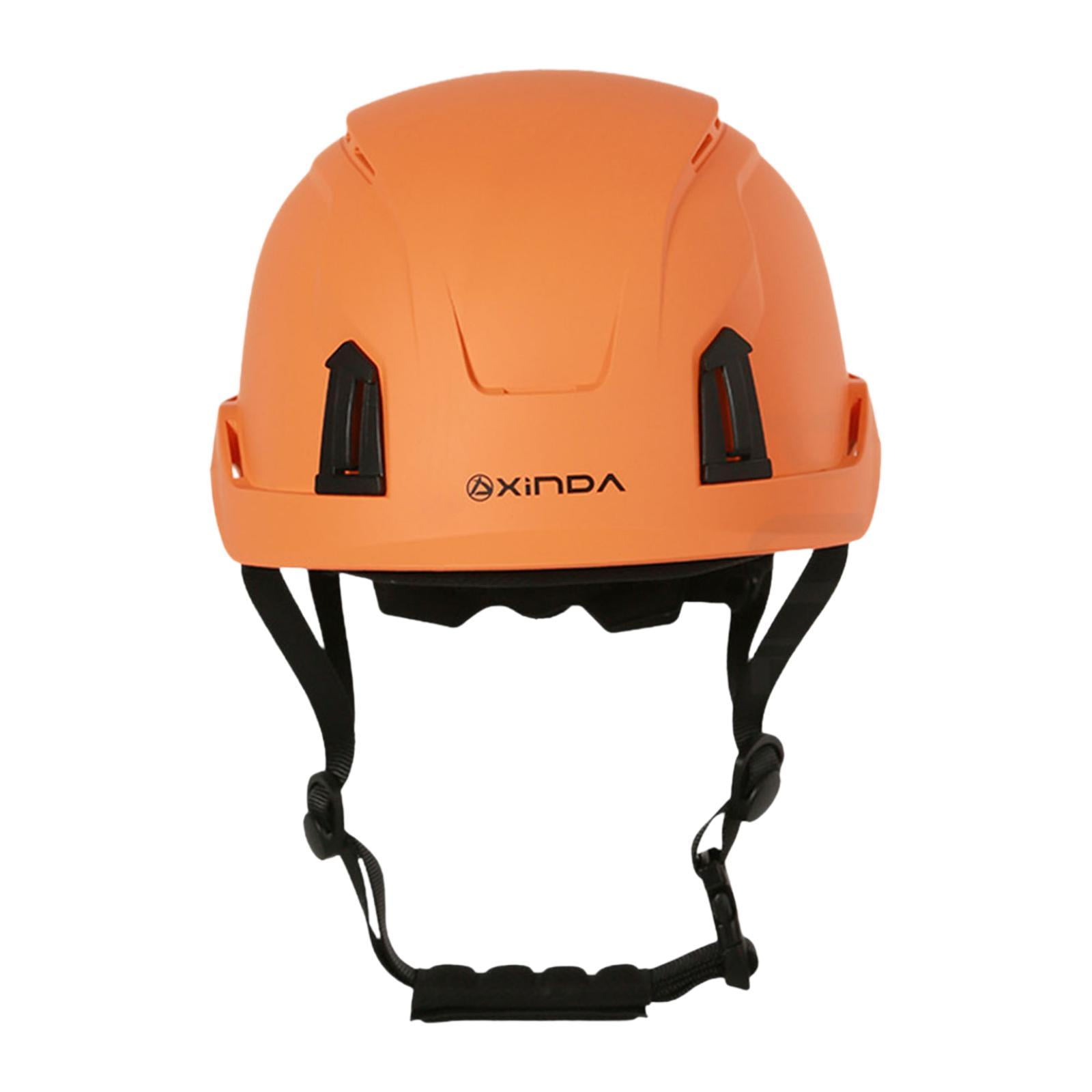 colaxi Construction Helmet for Adults Hard Hat for Arborist Outdoor Industrial Work Orange