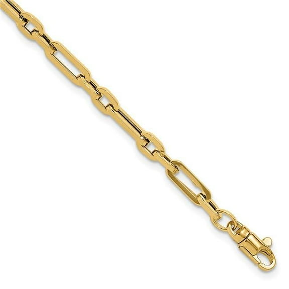 Primal Gold 14 Karat Yellow Gold Polished Fancy Link Bracelet