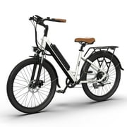 Electric Bikes for Adults Zarler 7-Speed 350W City Ebike for Women with 36V 10AH Removable Battery