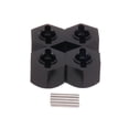 thumbnail image 2 of Dalazy 12MM Adaptateur de Moyeu de Roue pour 1/12 ECX ECX01011 Boost RC Performance de la Voiture avec Moyeu de Roue de 12MM Noir 1Set, 2 of 6
