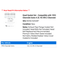thumbnail image 2 of Head Gasket Set - Compatible with 1993 Chevy Astro 4.3L V6 VIN Z Chevy, 2 of 2