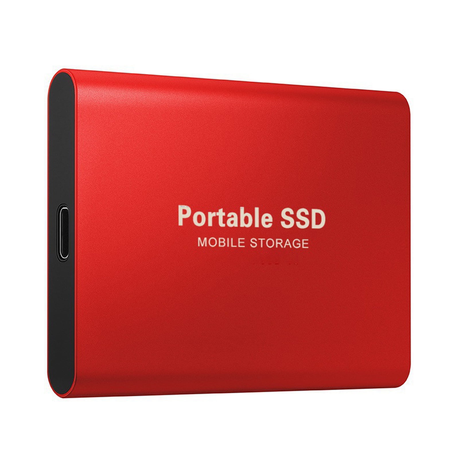 128TB Portable External SSD, High Speed USB Type-C Mobile Solid State Drive, Ultra Slim Aluminum Alloy External Hard Disk, Plug and Play Storage Drive for Laptop PC Smartphone Desktop