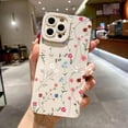 thumbnail image 3 of Funda de teléfono con patrón de rama de flores para iPhone 16, 15, 14, 13, 12, 11 Pro Max, XS, XR, 7, 8 Plus, funda de silicona suave mate a prueba de golpes, 3 of 5