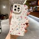 thumbnail image 3 of Funda de teléfono con patrón de rama de flores para iPhone 16, 15, 14, 13, 12, 11 Pro Max, XS, XR, 7, 8 Plus, funda de silicona suave mate a prueba de golpes, 3 of 5