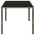 thumbnail image 5 of vidaXL Garden Table Set of 4 Light Grey, 5 of 5