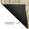 thumbnail image 5 of Addison Rugs Mayfield Premium Machine Washable Transitional Holiday Gold Rectangle Rug, 1'8" x 2'6", 5 of 6