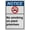 Warning Sign 1, variant on Industrial Caution Sign No Smoking Area Sign (No smoking in this area) 8 in" x 12 in" UV Resistant Indoor Outdoor Workplace Industrial Caution Warning Sign