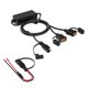 thumbnail image 3 of Kit de cargador USB rápido para motocicleta Adaptador SAE a USB dual con fusible en línea 10A Ehuebsd Accesorios para autos y motos, 3 of 9
