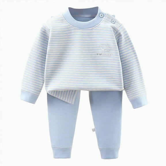 HCNTES Toddler Boy Clothes 2T 3T 4T 5T Fall Outfits Baby Pullover & Pants Sets Kids Winter 2Pcs Sweatsuit(7-8 Years,Light Blue#2)