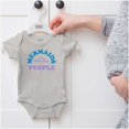 thumbnail image 5 of Mermaids are Better Than People Funny Bodysuit Jumper Girls Infant Baby Brisco Brands 6M, 5 of 6