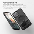 thumbnail image 4 of VRS Design MagStand Pro, Chargeur Magnétique Compatible avec Support Compatible pour iPhone 13 Pro Max (2021) Noir, 4 of 8