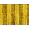 thumbnail image 1 of Ahgly Company Machine Washable Indoor Rectangle Abstract Yellow Modern Area Rugs, 3' x 5', 1 of 4