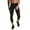 Black, variant on Basketball Leggings with Knee Pads for Kids Youth 3/4 Compression Pants Capri Tights
