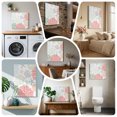 thumbnail image 6 of Ships Next Day Canvas Wall Art 8"x8",Red Sage Green Coastal Wood Framed Canvas Print Painting,Summer Beach Coral Shell Starfish Ready to Hang Small Picture Wall Decor for Bathroom Nursery Kitchen, 6 of 9