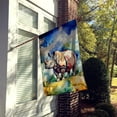 thumbnail image 2 of Rhinoceros House Flag, 2 of 7