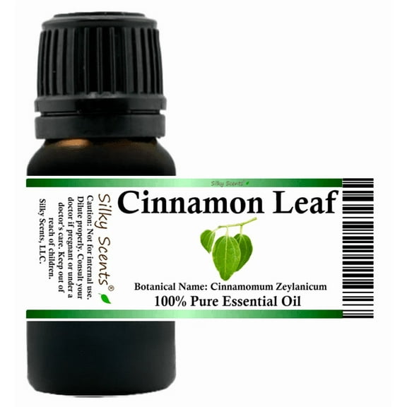 Cinnamon Leaf Essential Oil 5 ml (1/6 fl oz) - 100% Pure and Natural by Silky Scents