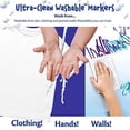 thumbnail image 3 of Crayola 10 Ultra-Clean Washable Broad Line Markers, 3 of 4