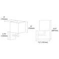 thumbnail image 2 of Dainolite 77-1W-PC-WH  Wall (Decorative), 2 of 2