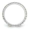thumbnail image 2 of 14k White Gold Polished Size 6.5 U-Shared Prong 1 carat Diamond Complete Eternity Band, 2 of 5