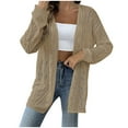 thumbnail image 3 of Fall Outfits for Women 2025 Fall Outfits for Women 2025 New Hollowed Out Machine Woven Sweater With Button Conditioning Shirt And Casual Jacket, 3 of 7