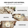 thumbnail image 3 of SHISUYAN 2 Pcs Napperon Style Napperon Nourriture Occidentale (Blanc), 3 of 9