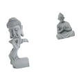 thumbnail image 6 of 2 Pieces Buddha Statue Monkey Figurine Collectible Realistic Resin Material for Indoor Outdoor Meditation Decor, 6 of 8