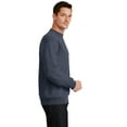 thumbnail image 3 of Port & Company Crewneck Sweatshirt (PC78) Heather Navy, M, 3 of 6