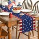 thumbnail image 5 of Independence Day Linen Table Runner Suitable For Holiday Decoration Kitchen Table Cloth Living Room Fireplace Cabinet Table Cloth, 5 of 6