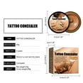 thumbnail image 2 of Tattoo Concealer Covers Tattoo Birthmarks Spots Waterproof And Brightening Two, 2 of 8