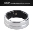 thumbnail image 4 of Anillo de Salud Inteligente, Fitness Tracker IP68 Anillo Inteligente Impermeable Con Podómetro Monitoreo de Datos del Sueño Con Cable de Carga, Plateado., 4 of 7