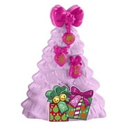 Replacement Part for Fisher-Price Little People Playset - HMK85 ~ Pink Christmas Tree (one sided) ~ Inspired by Barbie Doll Little-People Dollhouse ~ Works great with any Little-People Playset