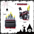 thumbnail image 3 of Costway 5.2 FT Halloween Inflatable Skeleton Playing Piano Yard Decoration with LED Lights, 3 of 10