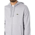 thumbnail image 4 of Lacoste Zip Logo Hoodie, Grey, 4 of 5