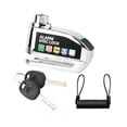thumbnail image 4 of Cerradura de Disco con Alarma Kusrkot Cerradura de Seguridad Universal para Motocicleta Amarillo, 4 of 8