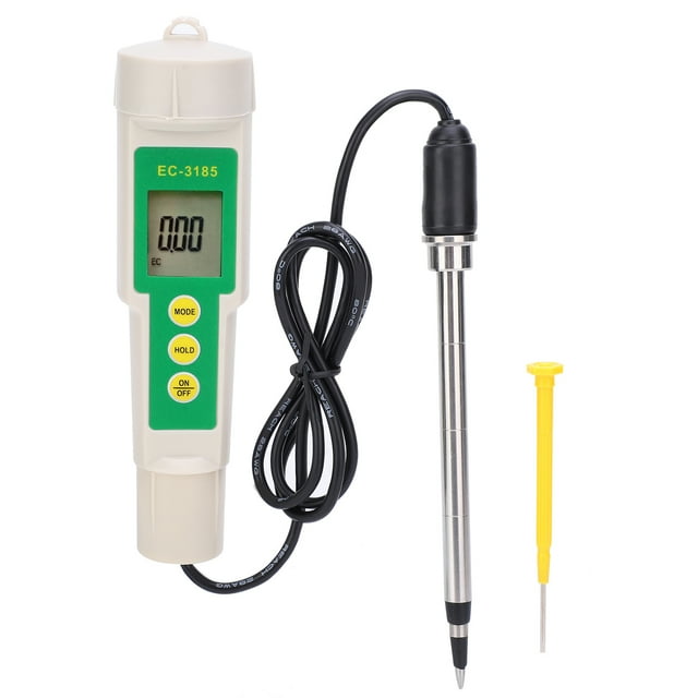 Soil Meter, EC CF TDS Meter, Corrosion Resistance Anti-rust Soil Tester, For Agriculture Easy To Read With Stainless Steel Probe Garden