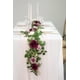 thumbnail image 5 of Guirnalda de rosas artificiales PONATIA de 1,5 m, hecha a mano, color burdeos, 5 of 9