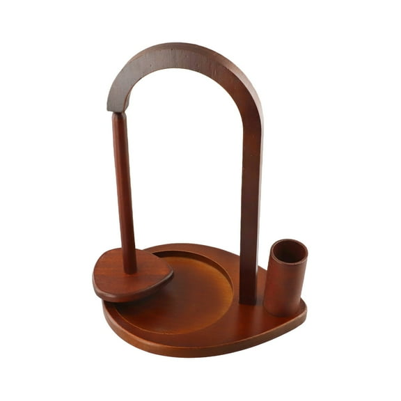 Magnetic Wooden Yarn Holder: Efficient Yarn Storage & Crochet Hook Organizer