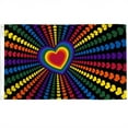 thumbnail image 2 of 2x3 Rainbow Love Waterproof Flag Outdoor Banner Gay Pride LGBTQ Polyester New, 2 of 4