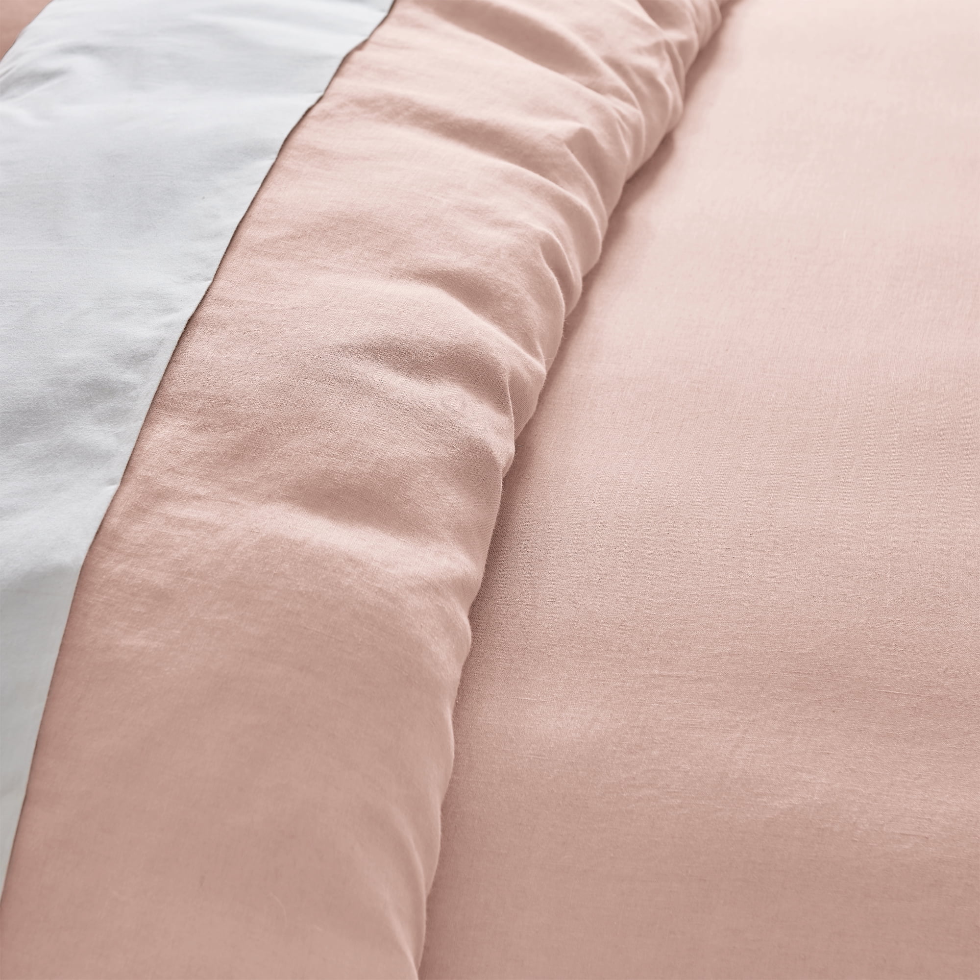 Levtex Home - 100% Linen - Twin Duvet Cover - Washed Linen in Blush - Duvet Cover Size (68 x 88in.)