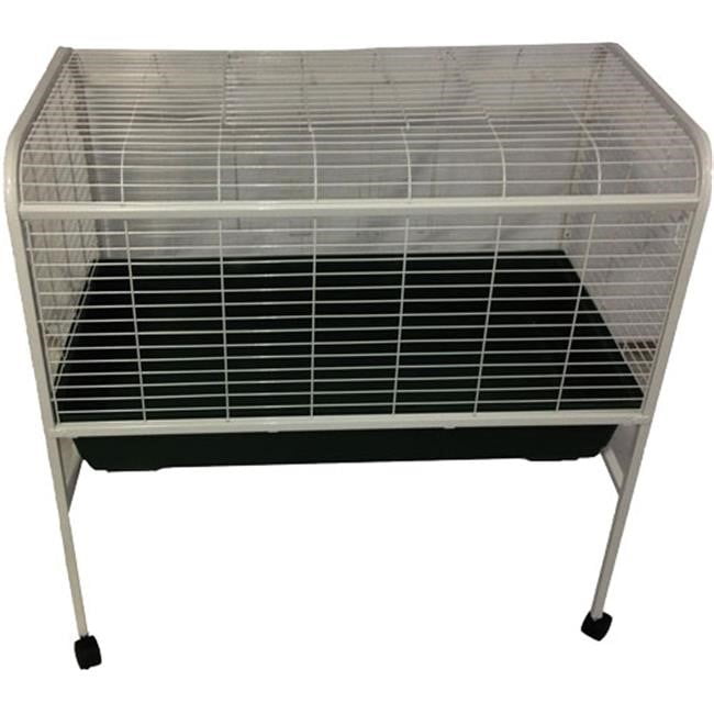 A & E Cage RB100P Red Deluxe Rabbit Cage & Stand Red