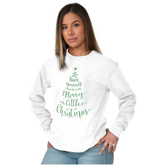 Have Yourself Merry Little Christmas Women's Long Sleeve T Shirt Brisco Brands M