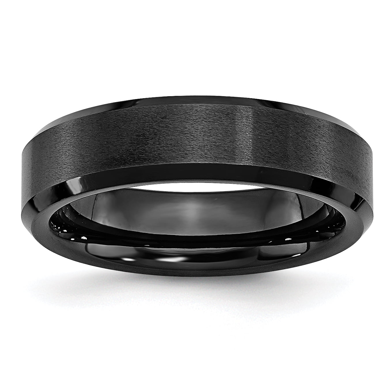 Black wedding bands for him clearance