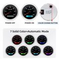 thumbnail image 3 of Digital Tachometer 85MM 3000-8000 RPM Engine Speed Meter with 7-Color Backlight LCD for Car Boat Marine Yacht RV, 3 of 5