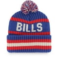 thumbnail image 2 of Men's '47 Royal Buffalo Bills Bering Cuffed Knit Hat with Pom, 2 of 2