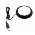 thumbnail image 1 of Qianli Creative Metal USB Heated Coaster Constant Temperature Coffee Coaster Insulation Pad Hot Coaster(Matte Black), 1 of 4