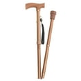 thumbnail image 4 of Raindrops 1Pcs Adjustable Walking Cane Golden Foldable Stick for Seniors Non-slip Ergonomic Grip Lightweight 78-88cm, 4 of 8