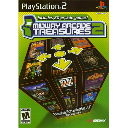 Midway Arcade Treasures 2 - PS2 (Refurbished) (Best Arcade Games For Ps2)