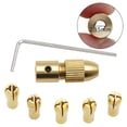 thumbnail image 4 of Mini Perceuse en Laiton 2.35mm pour Arbre de Moteur Électrique Perceuse Auto-Serrante F4 M2V7, 4 of 9